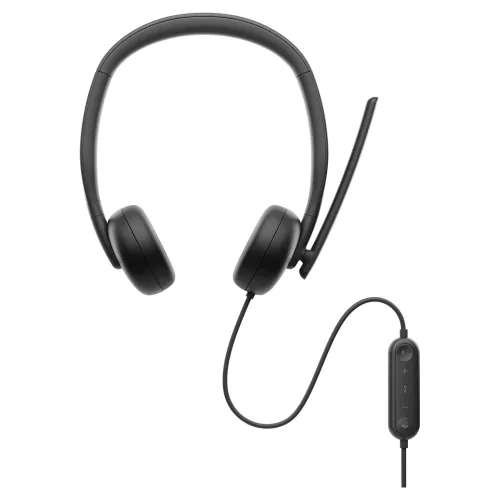 Diadema Dell Pro WH3024 - Alámbrico - USB - Micrófono - Negro - WH3024-DWW Diadema Dell Pro WH3024 - Alámbrico - USB - Micrófono - Negro - WH3024-DWW