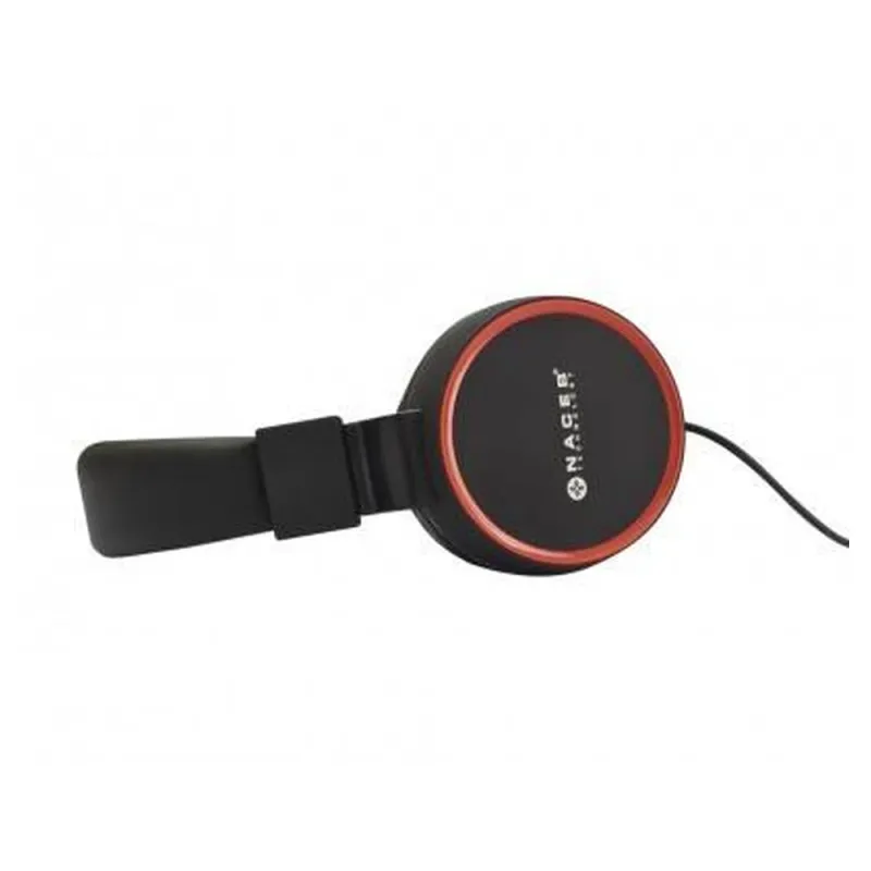 Audífonos Naceb Mb 0310R Diadema 20 Hz 20000Hz 3.5 Mm Manos Libres Rojo Y Negro - NA-0310R