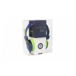 Audífonos Naceb Air Alámbrico 3.5Mm Micrófono 1.2Mts Azul/ Verde - NA-0313A