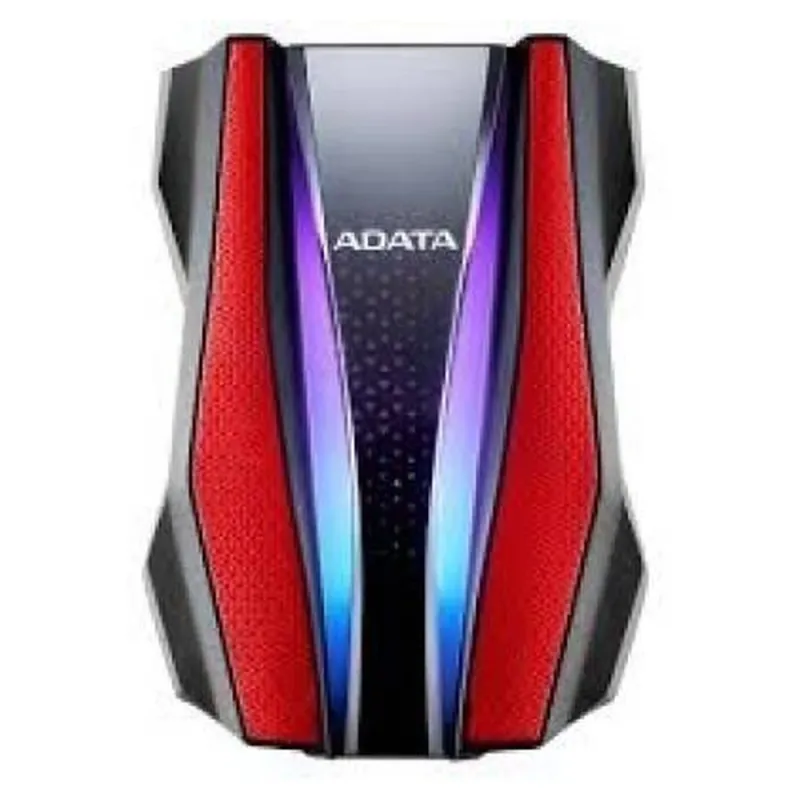 Disco Duro Externo Adata Hd770G 2.5p 2Tb Usb Windows/Mac/Linux Rgb Rojo - AHD770G-2TU32G1-CRD