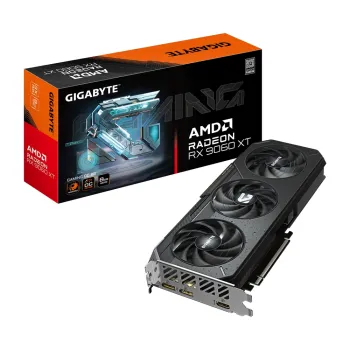 Tarjeta de Video GIGABYTE RX 9060 XT GAMING OC / 8GB GDDR6 / 128-bit / DisplayPort / HDMI / GV-R9060XTGAMING OC-8GD