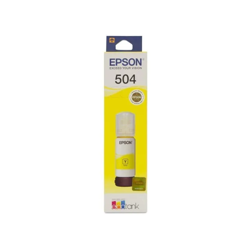 Botella De Tinta Epson 504 Amarillo 70Ml - T504420-AL