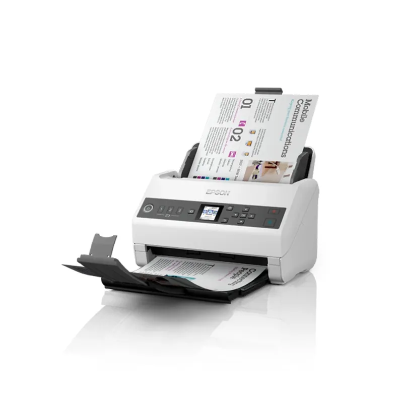 Escáner Epson DS-730N - 40ppm - USB 2.0 - Dúplex - Blanco - B11B259201