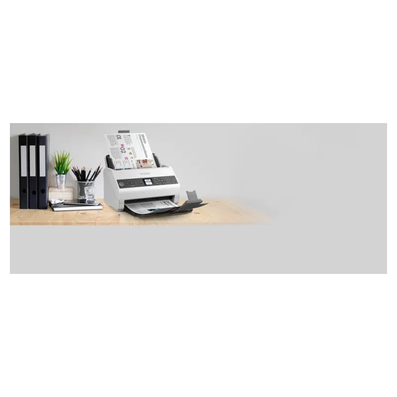 Escáner Epson DS-730N - 40ppm - USB 2.0 - Dúplex - Blanco - B11B259201