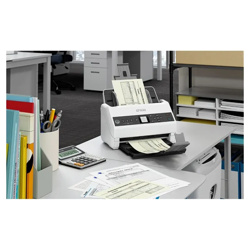 Escáner Epson DS-730N - 40ppm - USB 2.0 - Dúplex - Blanco - B11B259201