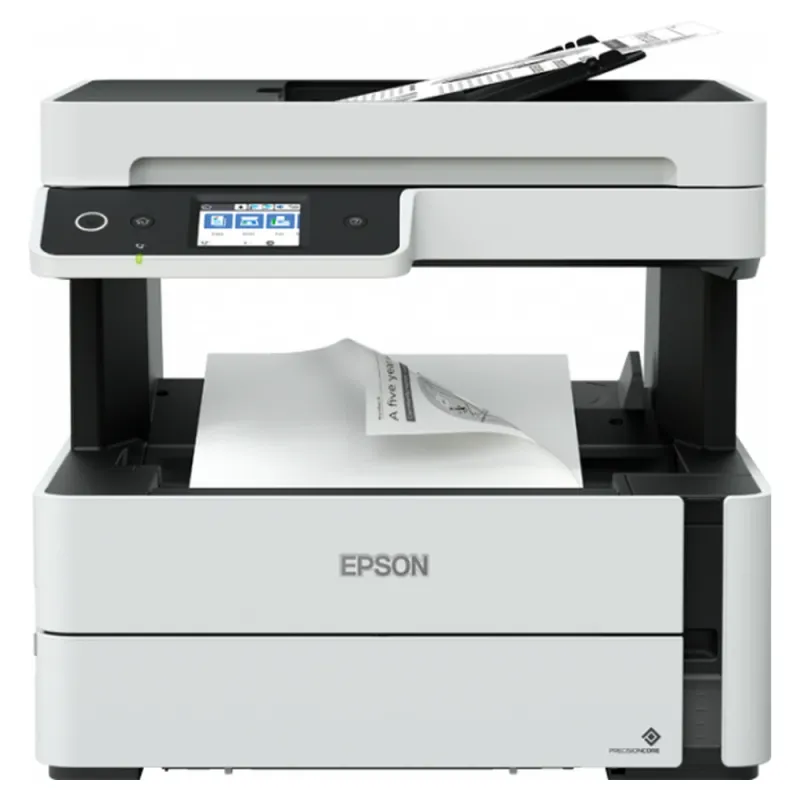 Multifuncional Epson EcoTank M3180 - 39ppm Negro - Tinta Continua - Wi-Fi - Ethernet - USB - Dúplex - Fax - C11CG93301
