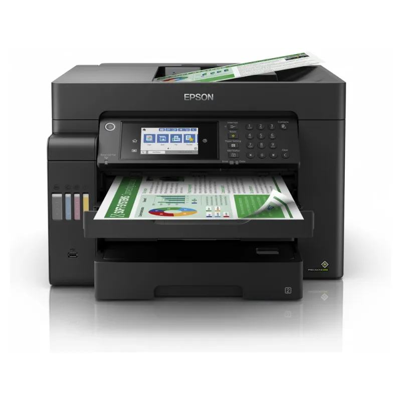 Multifuncional Epson EcoTank L15150 - 25ppm Negro - 12ppm Color - Tinta Continua - USB - RJ-45 - Wi-Fi - Duplex - C11CH72301