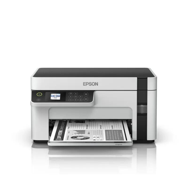 Multifuncional Epson EcoTank M2120 - Monocromática - 15 ppm - Inyección de Tinta - USB 2.0 - C11CJ18301
