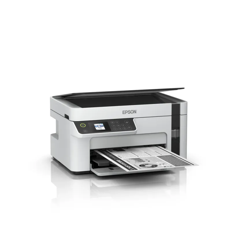 Multifuncional Epson EcoTank M2120 - Monocromática - 15 ppm - Inyección de Tinta - USB 2.0 - C11CJ18301