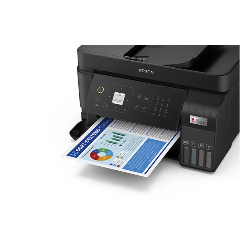 Impresora Epson EcoTank L5590 - 33ppm Negro - 20ppm Color - Tinta Continua - Wi-Fi - Ethernet - USB - C11CK57301