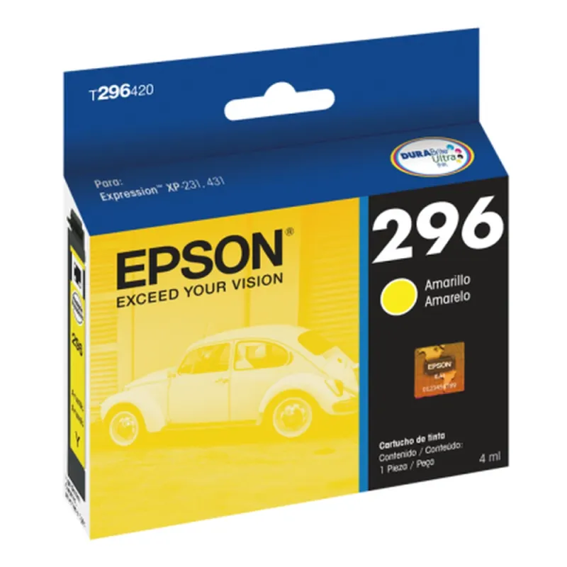 Tinta Epson 296 Amarillo 5Ml - T296420-AL