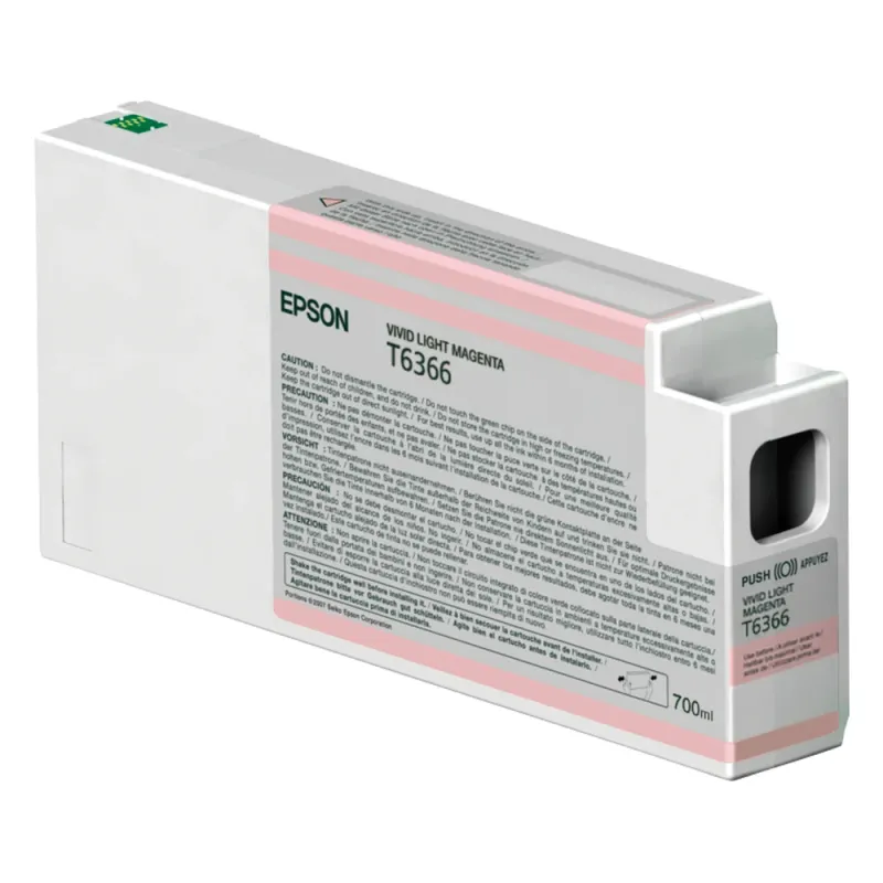 Tinta Epson T636600 - Magenta Claro Vivo - 700ml - T636600