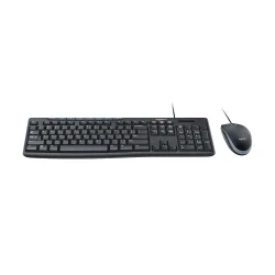 Kit De Teclado Y Mouse Alambrico Logitech Mk200 Color Negro Usb 1000 Dpi Multimedia - LOG-920-002716 Kit De Teclado Y Mouse Alambrico Logitech Mk200 Color Negro Usb 1000 Dpi Multimedia - LOG-920-002716