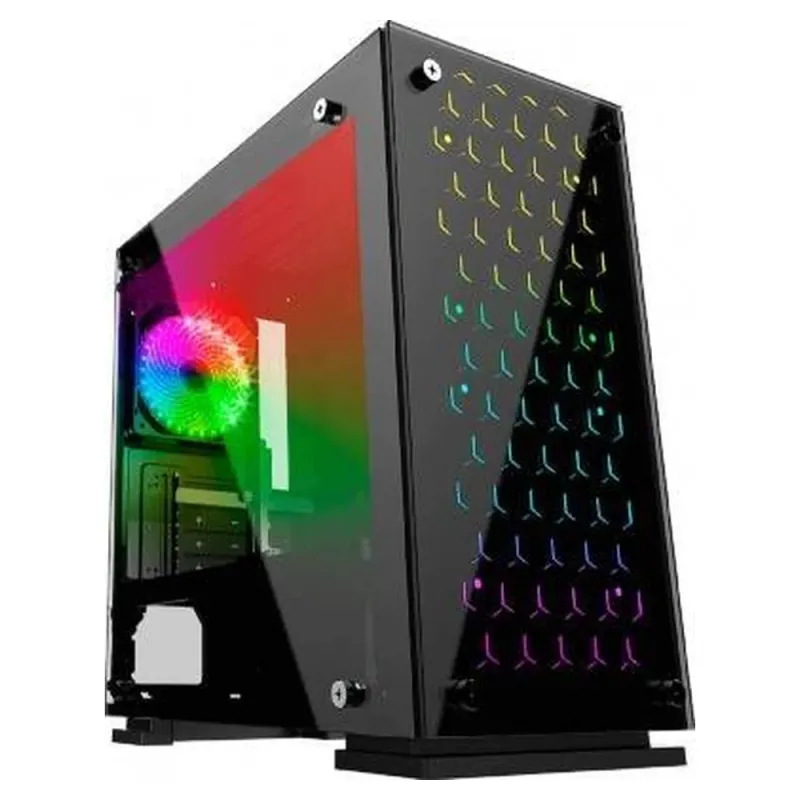 Gabinete Gamer Balam Rush Talos Micro Atx / Mini Itx 3 Ventiladores Ventana Lateral Negro - BR-922968