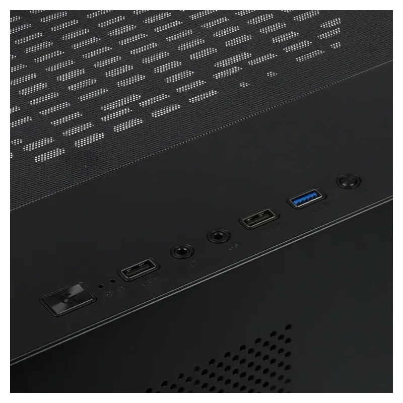 Gabinete Gamer Game Factor CSG570 - Micro Torre - Micro ATX/Mini ITX - Panel Lateral - CSG570