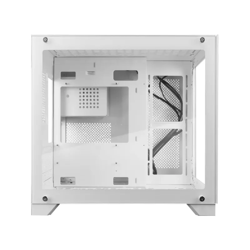 Gabinete Gamer Game Factor CSG570 - Micro ATX/Mini ITX - Panel Lateral - Blanco - CSG570-WH
