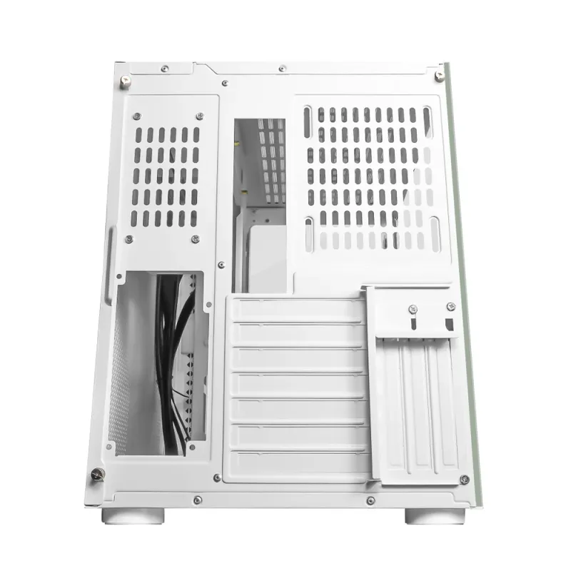 Gabinete Gamer Game Factor CSG700 - Torre - ATX/Micro-ATX/ITX/E-ATX - Panel Lateral - Blanco - CSG700