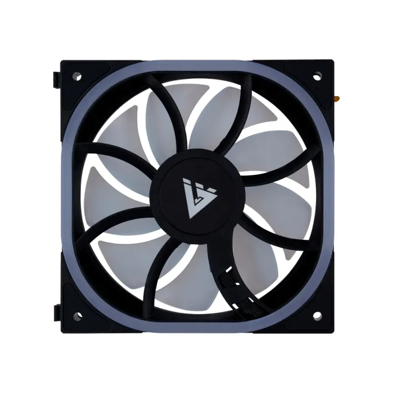 Ventilador Game Factor FG500 - 120mm - 1900 RPM - Negro - FG500-BK