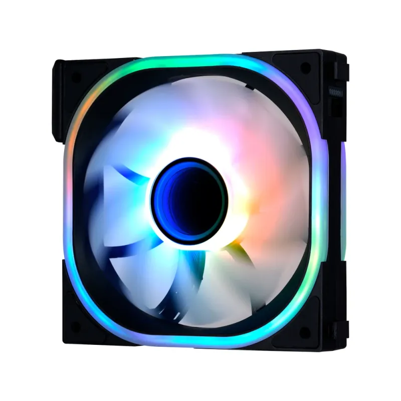 Ventilador Game Factor FG500 - 120mm - 1900 RPM - Negro - FG500-BK