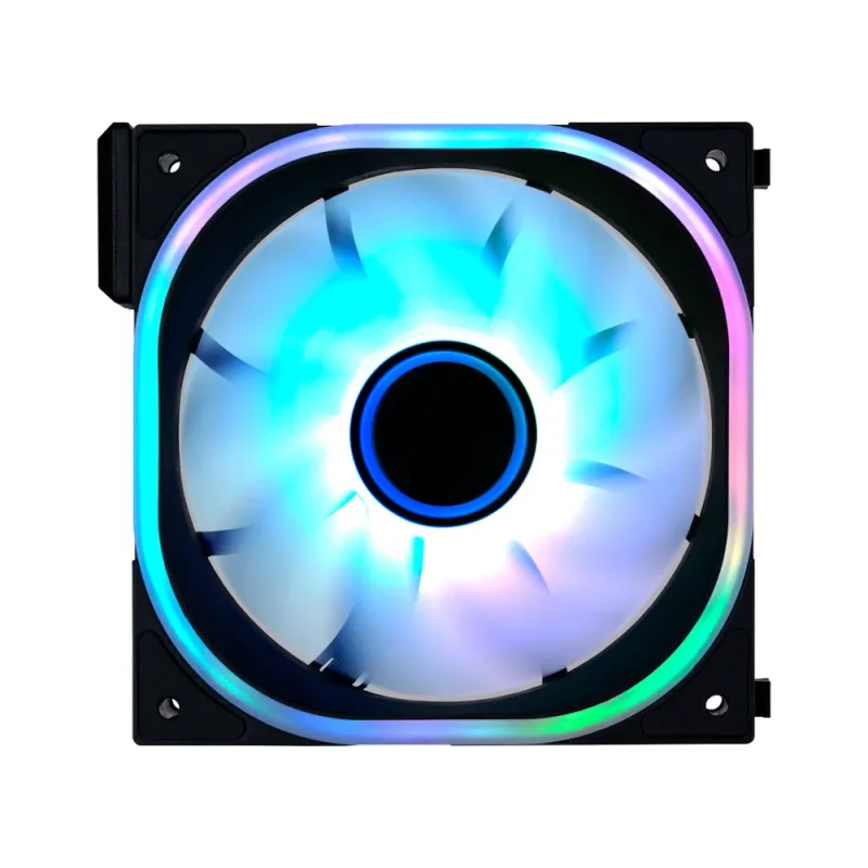 Ventilador Game Factor FG500 - 120mm - 1900 RPM - Negro - FG500-BK
