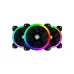 Kit de Ventiladores Game Factor Optical - 120mm - 12V - 1500 RPM - RGB - FKG400