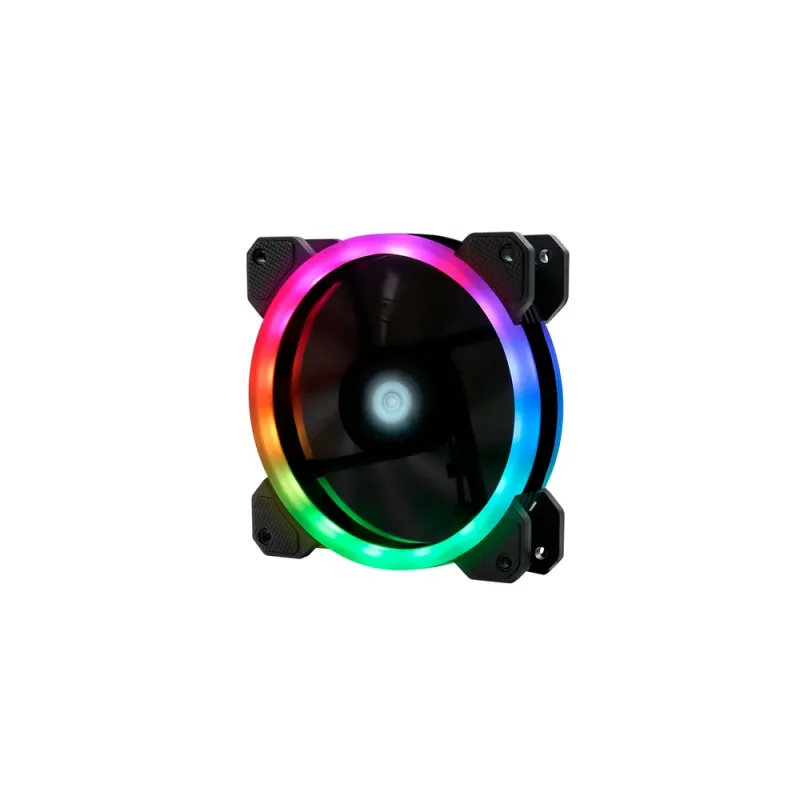 Kit de Ventiladores Game Factor Optical - 120mm - 12V - 1500 RPM - RGB - FKG400