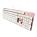 Teclado Gamer Game Factor Kbg400 Alámbrico Multimedia Rgb Blanco Switch Rojo - KBG400-PK-RD