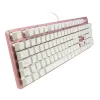 Teclado Gamer Game Factor Kbg400 Alámbrico Multimedia Rgb Blanco Switch Rojo - KBG400-PK-RD