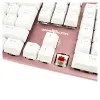Teclado Gamer Game Factor Kbg400 Alámbrico Multimedia Rgb Blanco Switch Rojo - KBG400-PK-RD