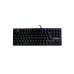 Teclado Mecánico Vorago Game Factor Kbg500 Alámbrico Usb Switch Azul Rgb Negro - KBG500-BL