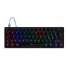 Teclado Gamer Game Factor KBG560 - Alámbrico - Español - RGB - Gateron rojo o azul - KBG560-BL