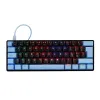Teclado Gamer Game Factor KBG560 - Alámbrico - Español - RGB - Gateron rojo o azul - KBG560-BL