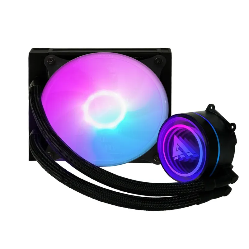 Enfriamiento Líquido Game Factor LQG501 - 1 Ventilador - 1500 RPM - ARGB - LQG501-BK