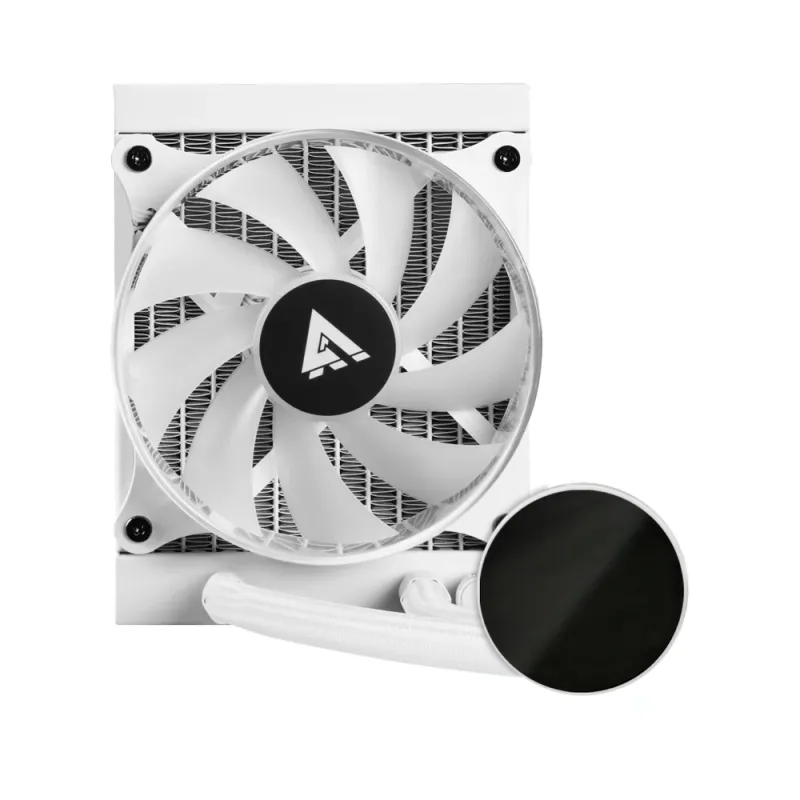 Enfriamiento Líquido Game Factor LQG501 - 1 Ventilador - 1500 RPM - RGB - Blanco - LQG501-WH