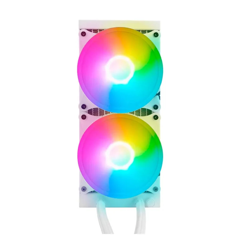 Enfriamiento Líquido Game Factor LQG601 - 2 Ventiladores - 2550 RPM - ARGB - Blanco - LQG601-WH