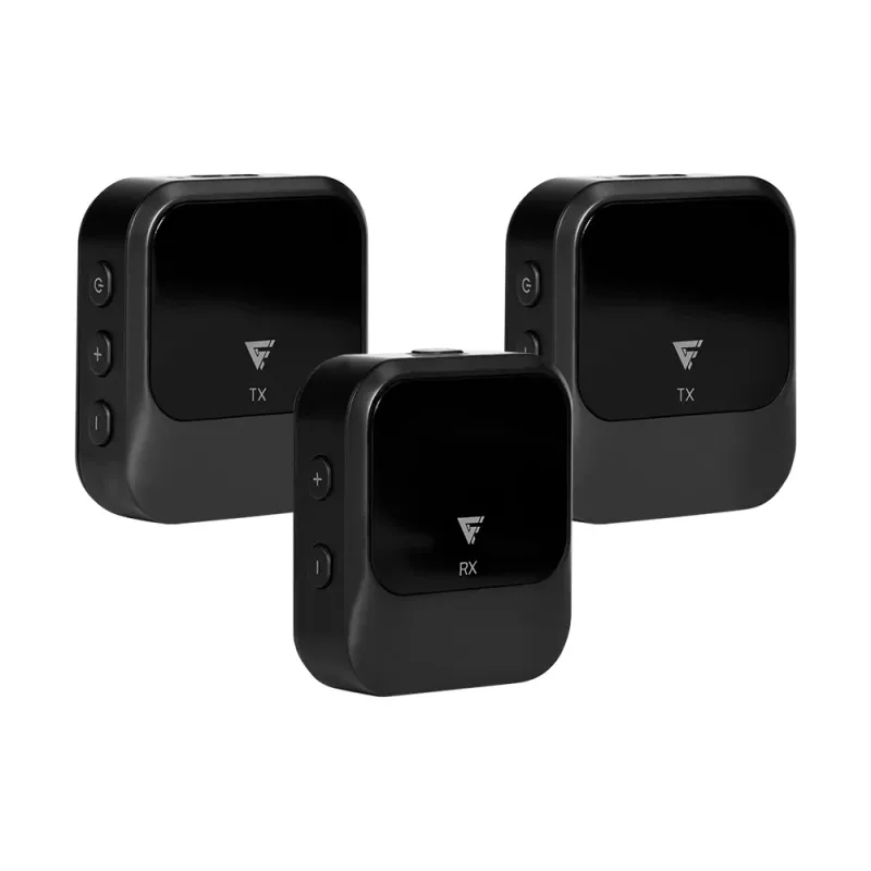 Micrófono Game Factor MCL650 - Inalámbrico - Negro - 2 Piezas - MCL650