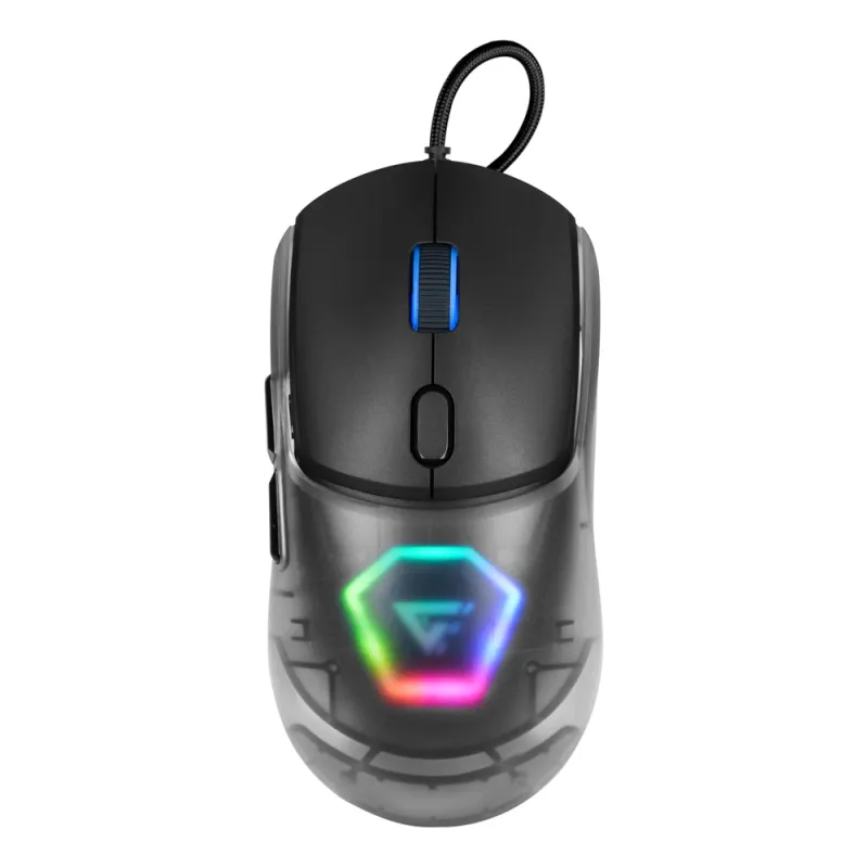 Mouse Gamer Game Factor MOG530 - Alámbrico - USB - RGB - Negro - MOG530-BK