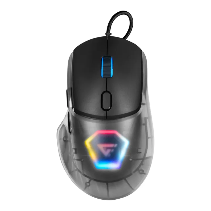 Mouse Gamer Game Factor MOG530 - Alámbrico - USB - RGB - Negro - MOG530-BK