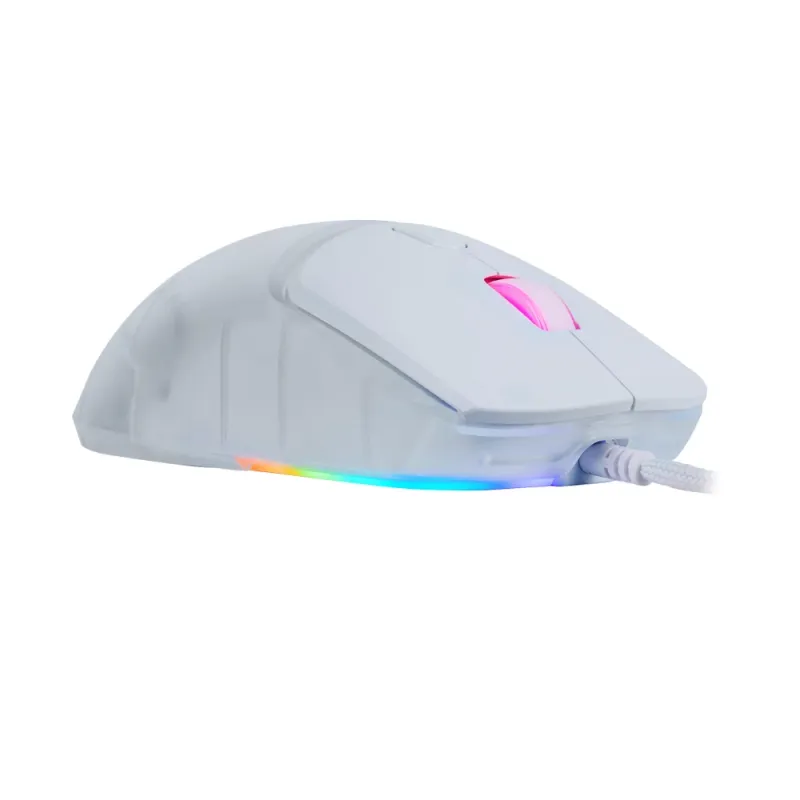 Mouse Gamer Game Factor MOG530 - Alámbrico - USB - RGB - Blanco - MOG530-WH