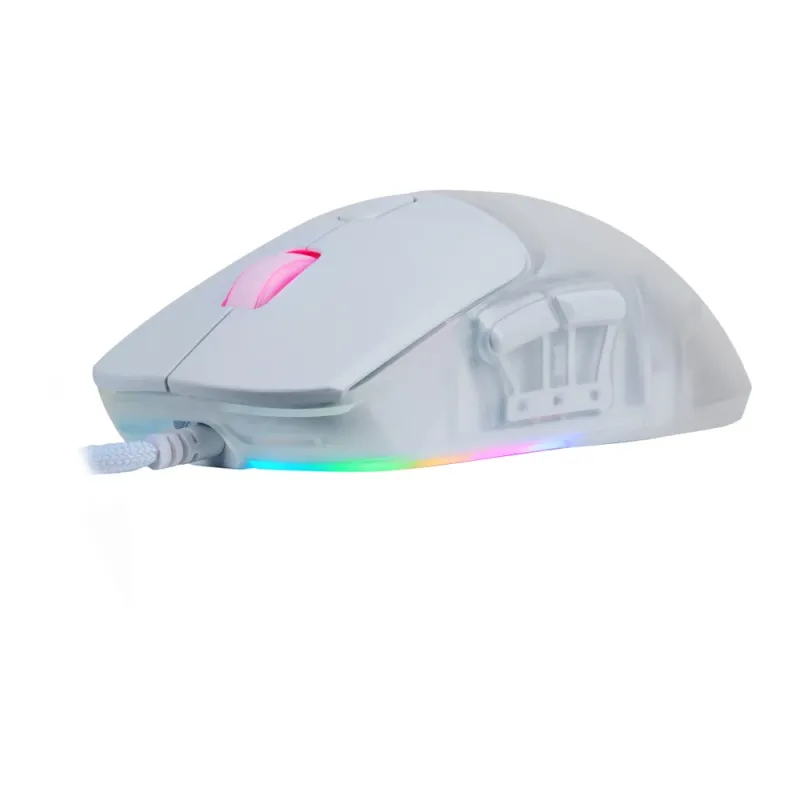 Mouse Gamer Game Factor MOG530 - Alámbrico - USB - RGB - Blanco - MOG530-WH