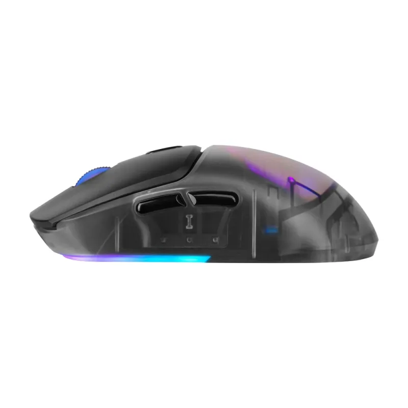 Mouse Gamer Game Factor MOW700 - Inalámbrico - USB - RGB - Negro - MOW700-BK