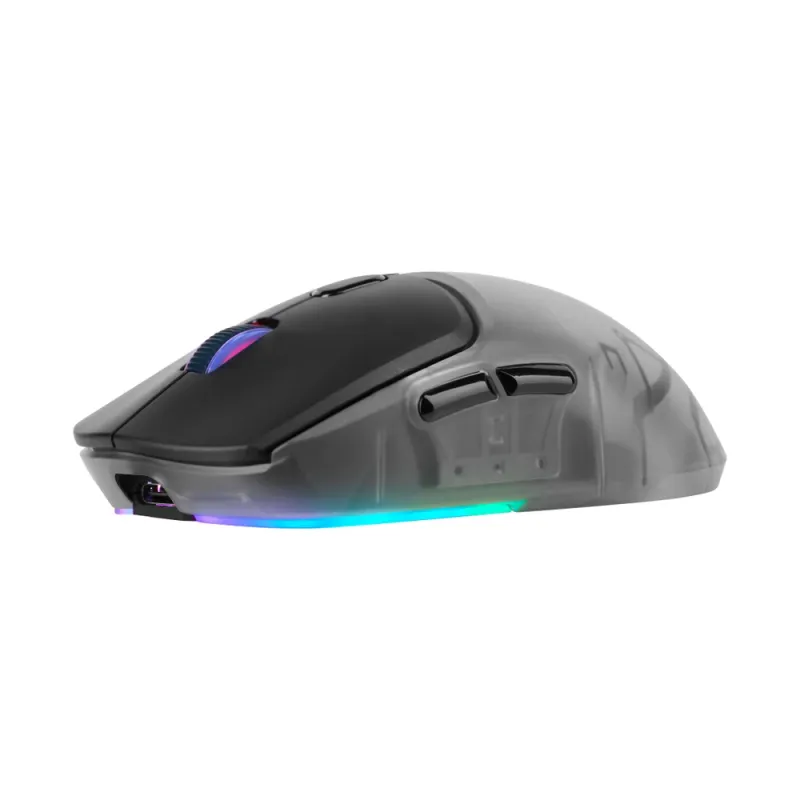 Mouse Gamer Game Factor MOW700 - Inalámbrico - USB - RGB - Negro - MOW700-BK