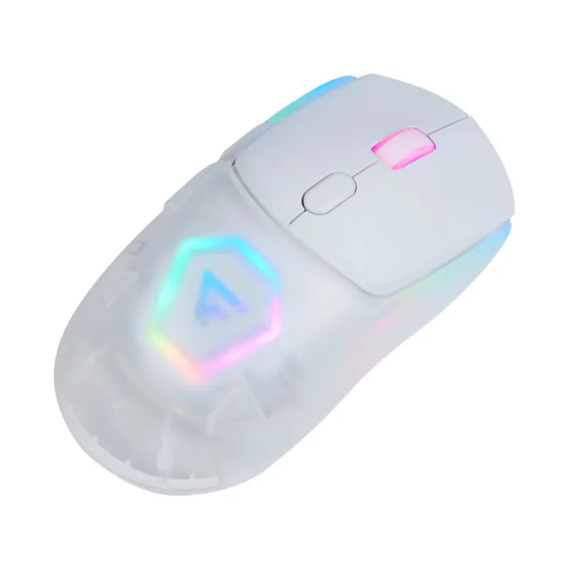 Mouse Gamer Game Factor MOW700 - Inalámbrico - RGB - Blanco - MOW700-WH