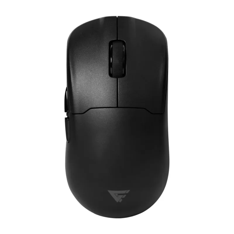 Mouse Inalámbrico Game Factor MOW800 - Wireless 2.4G BT - Pixart 3395 - 26,000 DPI - 4K Hz - Base RGB - Ultraligero 56g - Negro - MOW800-BK