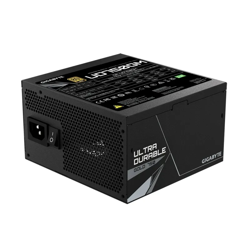 Fuente de Poder Gigabyte UD750GM - 750W - 80 Plus Gold - GP-UD750GM