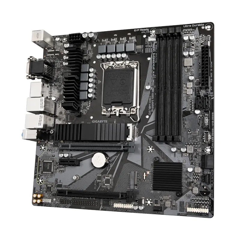 Tarjeta Madre Gigabyte Q670M D3H - Socket 1700 - 4xDDR5 - 4000/4800/5600(OC)MHz - HDMI - DisplayPort - Micro ATX - Q670M D3H