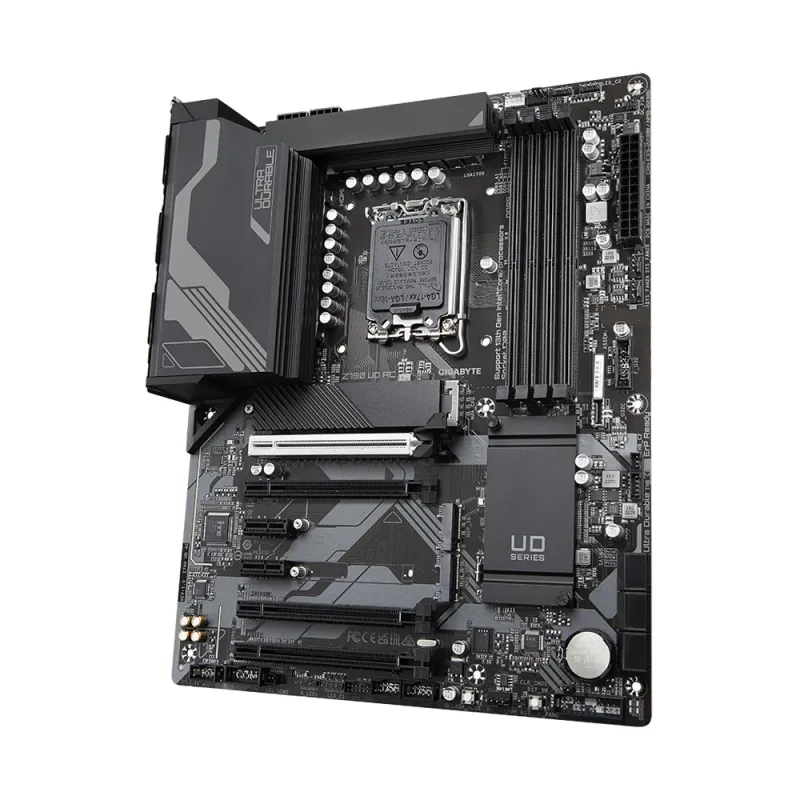 Tarjeta Madre Gigabyte Z790 UD AC - Socket 1700 - 4x DDR5 - 4000/4800/7600(O.C.)MHz - HDMI - DisplayPort - USB 2.0/3.2 - ATX - Z790 UD AC