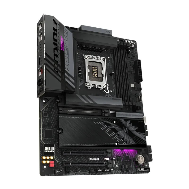 Tarjeta Madre Gigabyte Z890 AORUS ELITE WIFI7 - Socket 1851 - 4xDDR5 - 5600/7600(OC)/9200(OC)MHz - DisplayPort - ATX - Z890 A ELITE WIFI7