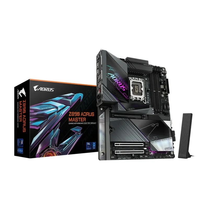 Tarjeta Madre Gigabyte Z890 Aorus Master - Socket 1851 - 4x DDR5 9500MHz - ATX - Wi-Fi 7/BT - Z890 AORUS MASTER