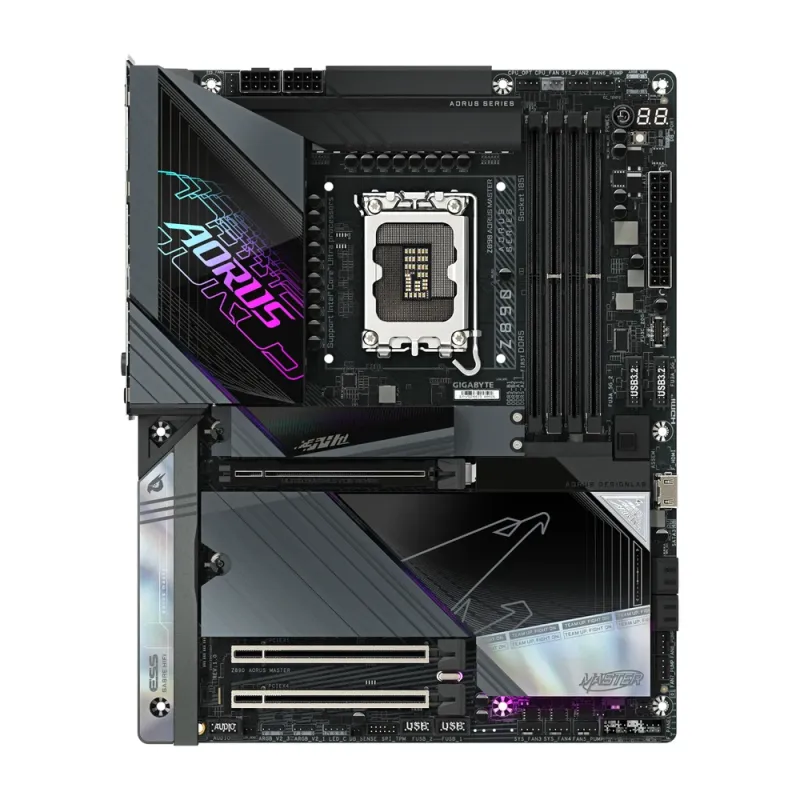 Tarjeta Madre Gigabyte Z890 Aorus Master - Socket 1851 - 4x DDR5 9500MHz - ATX - Wi-Fi 7/BT - Z890 AORUS MASTER